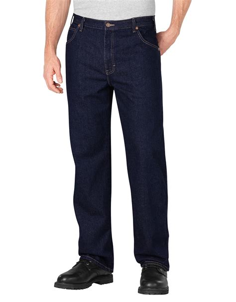 Loose Fit Straight Leg 5 Pocket Denim Jean Mens Jeans Dickies