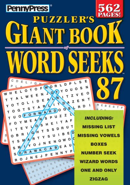 Puzzlers Giant Book Of Word Seeks Penny Dell Puzzles