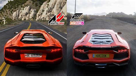 Forza Horizon 5 Vs Assetto Corsa Lamborghini Aventador LP 700 4 YouTube