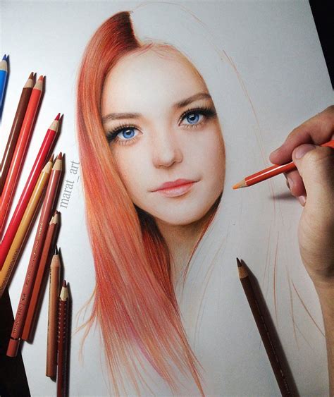 Inspiration By Maratart Art Drawing Graphite Art Color Pencil