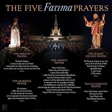 Maureens Thoughts The Five Fatima Prayers