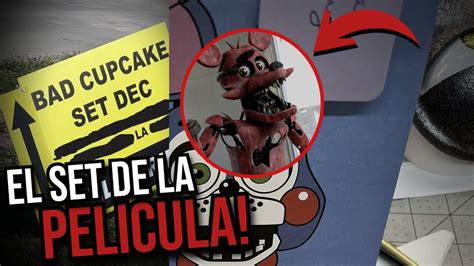 SE FILTRÓ FOXY SET DE LA PELICULA Filtraciones de Five Nights at Freddys Bad Cupcake