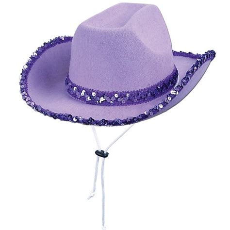 Sequined Cowgirl Hat Cowgirl Hats Purple Hats Cowgirl