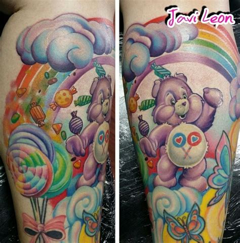 Cute Care Bear Tattoo Arm Tattoos