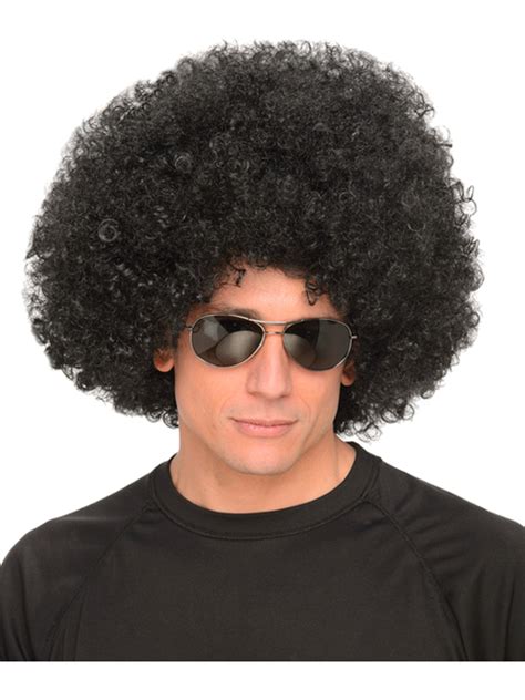 Groovy 70s Dude Black Afro Wig