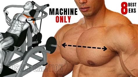 8 Best Chest Workout With Machine Only At Gym Youtube