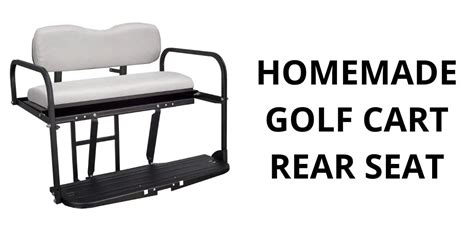How To Build A Homemade Golf Cart Rear Seat 6 Minutes Diy