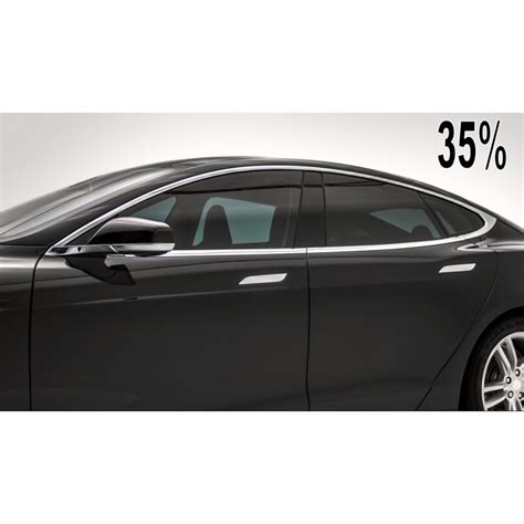 I thought 15% would have been too dark but with the sun coming in from the windshield its still a little light if anything. PREMIUM 35% LIMO CHARCOAL DYED POLYESTER CAR WINDOW TINT FILM