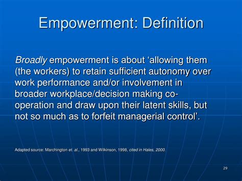 Ppt Human Resources Management T 9 Flexibility And Empowerment