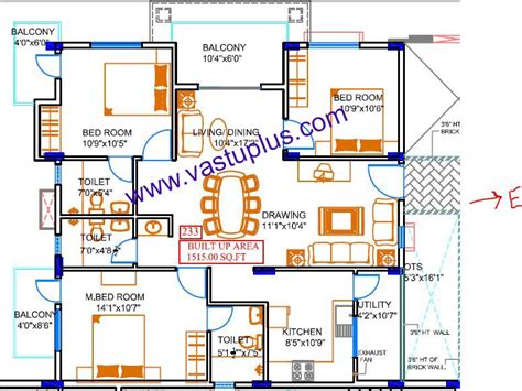 North East Facing House Vastu Plan With Pooja Room Home Ideas