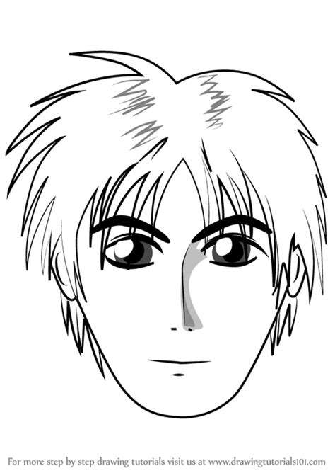 Easy Anime Boy Black And White Drawing Easy Anime Manga Drawings 50