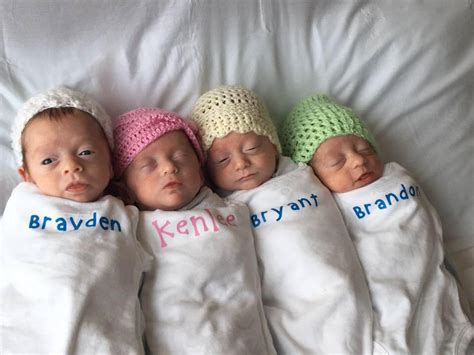 Quadruplets Born At 29 Weeks Are All Home After Just Weeks In The Nicu