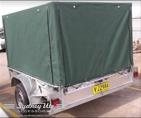 Custom Canvas Canopies And Covers Green Canvas Trailer Cover