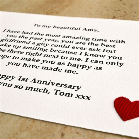 Personalised Message Anniversary T By Jenny Arnott Cards And Ts