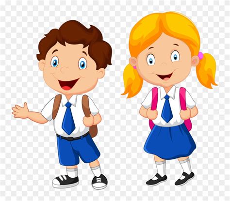 Clip Art School Kid Cartoon Png Free Transparent Png Clipart Images