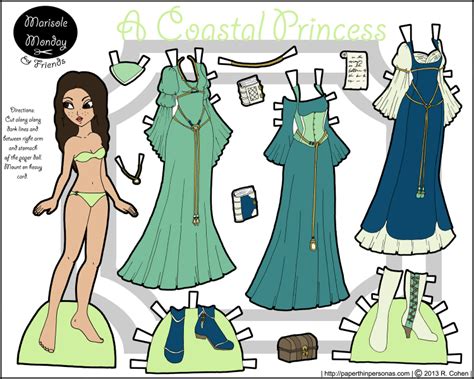 Marisole Monday Coastal Princess In Coastal Colors • Paper Thin Personas