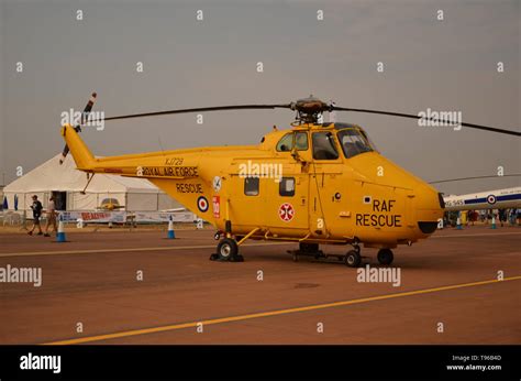 Raf Search And Rescue Helicopter Westland Whirlwind Stock Photo Alamy