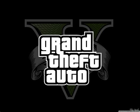 GTA V Logo Background 4K HD Desktop Wallpaper for 4K Ultra ...