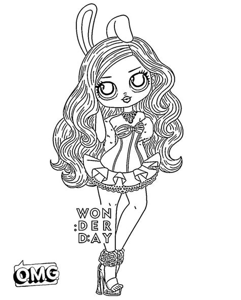 46 Lol Omg Dolls Free Coloring Pages Gincoo Merahmf