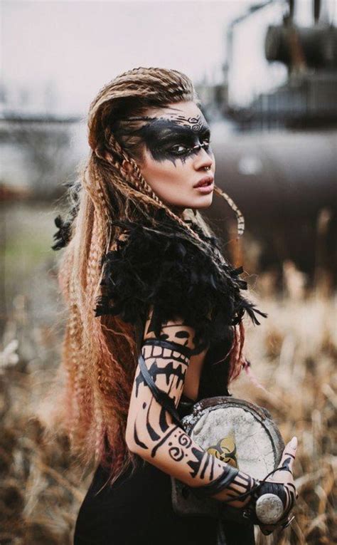 Pin By Jayla Jeffries On Female Tribal Warriors With Images Viking Costume Warrior Woman