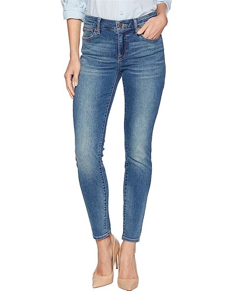 Lucky Brand Ava Mid Rise Super Skinny Jeans In Waterloo Zappos Com