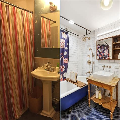 Small Bathroom Remodels Before And After Popsugar Smart Living