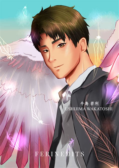 Haikyuu Wings Collection Ushijima Art Print By Ferinedits Art