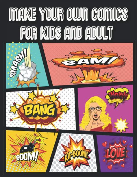 Buy Make Your Own Comics For Kids And Adult Blank Comic Book For Kids