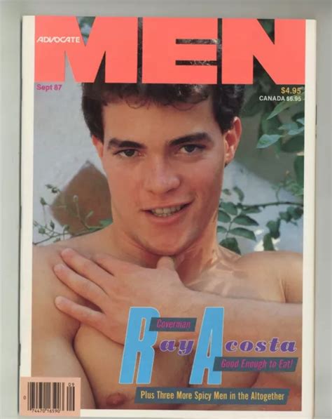 ADVOCATE MEN 1987 Ray Acosta Tony Tenelli 88pgs Joe Bizelia Gay