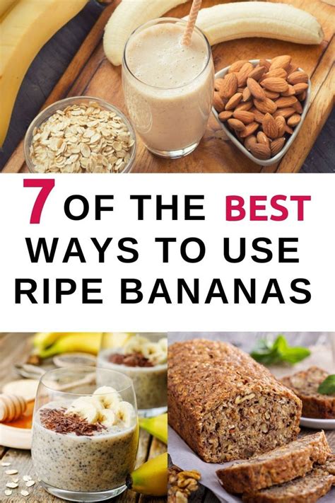 The Best Ways To Use Ripe Bananas Ripe Banana Recipe Using Ripe Bananas Ripe Banana Recipe