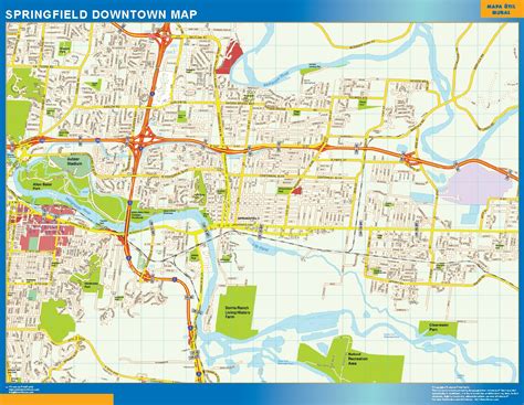 Printable Springfield Mo Map