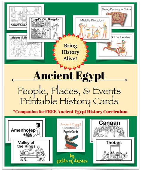 Download 219 ancient egyptian free vectors. Ancient Egypt Printable History Cards - Fields of Daisies