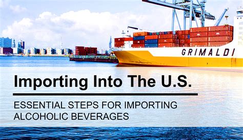 importing beverages to the usa what you need to know