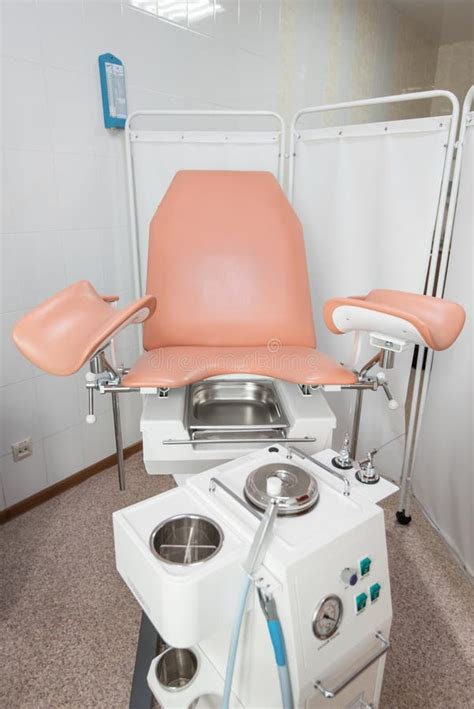 Gynecological Cabinet In Modern Clinic Stock Image Image Of Illness