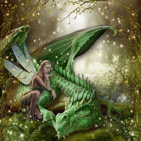 Dragons And Fairies Milliecs Scrapbooks The Fairy And The