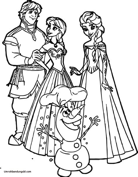 Frozen Elsa Drawing Coloring Sketch Coloring Page