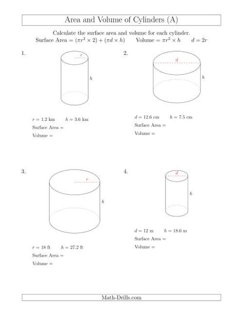 Https://techalive.net/worksheet/surface Area And Volume Of A Cylinder Worksheet