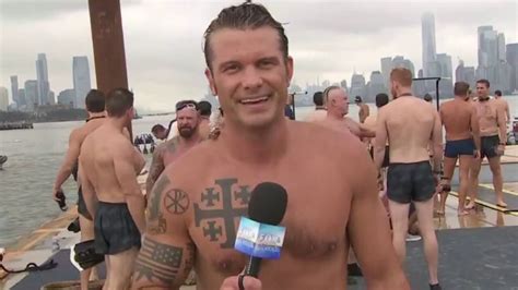 Pete Hegseth Finishes First Leg Of Hudson River Swim With Navy Seals