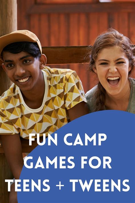 Fun Camp Games For Teens Tweens Fun Party Pop