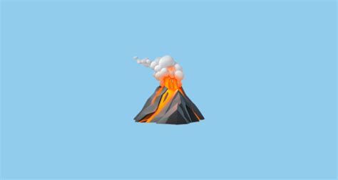 🌋 Volcano Emoji On Apple Ios 164