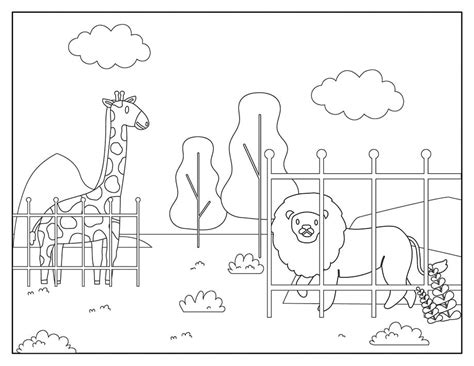 Zoo Coloring Pages Printable Free By Stephen Joseph