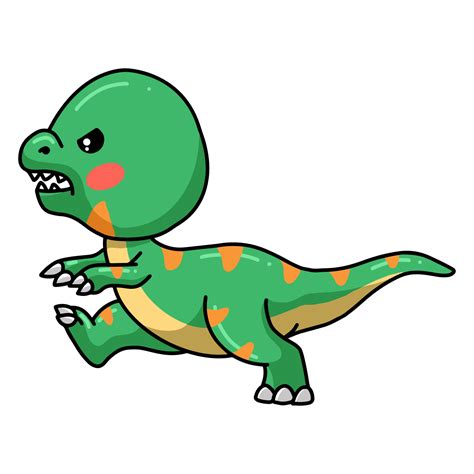 Cute Angry Little Dinosaur Cartoon Walking 9876897 Vector Art At Vecteezy