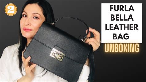 Pretty Furla Bella Leather Top Handle Bag Furla Wallet Unboxing