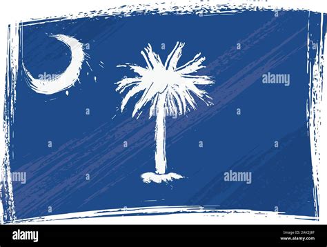 Grunge South Carolina Flag Stock Vector Image And Art Alamy
