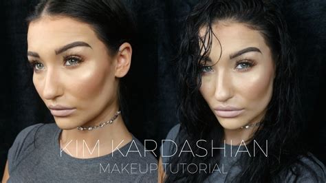 Kim Kardashian Makeup Tutorial! - YouTube