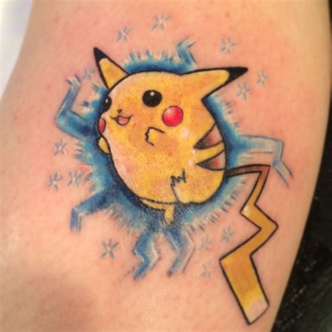 Pikachu Tattoo By Nate Peters At Ink Ink Tattoos And Piercings In