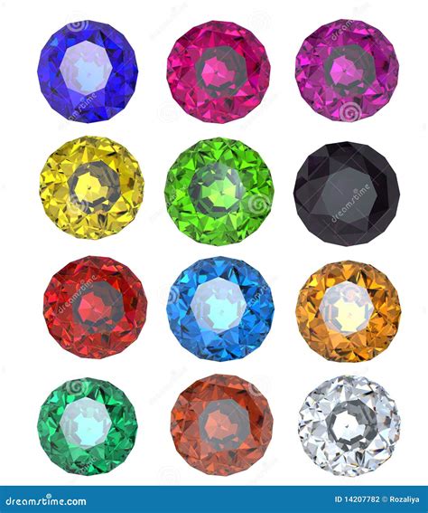 Collections Of Gems Stock Illustration Illustration Of Rich 14207782