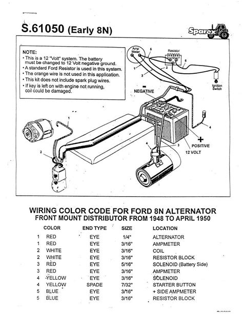 12 Volt Generator Wiring Diagram 8n Ford Tractor