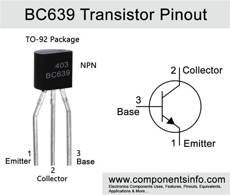 BC Transistor Pinout Equivalent Specs Uses And Other Details Components Info