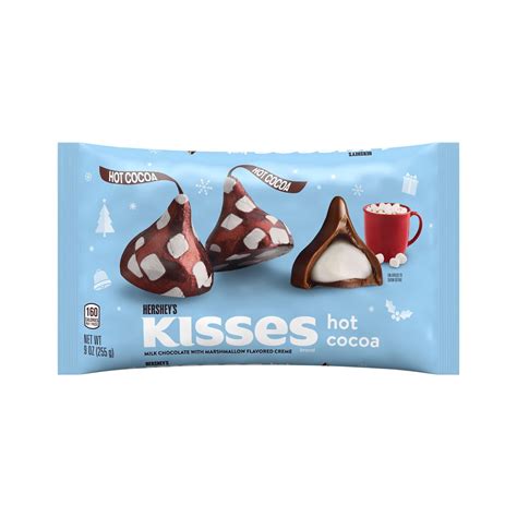 Buy Hersheys Kisses Hot Cocoa Milk Chocolate With Marshmallow Flavored Creme Candy Holiday 9